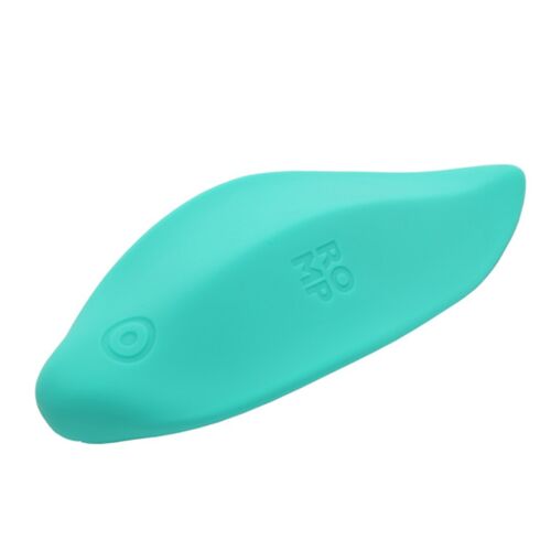 VIBRADOR DE ONDAS, ESTIMULADOR CLITORIANO, FORMATO ERGONÔMICO, VERDE-ÁGUA