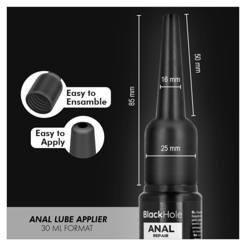APLICADOR DE LUBRIFICANTE ANAL TAMANHO P 30 ML