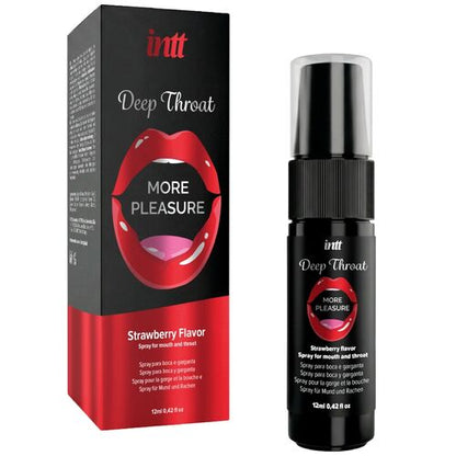 SPRAY ORAL PARA GARGANTA PROFUNDA COM MAIS PRAZER SABOR MORANGO