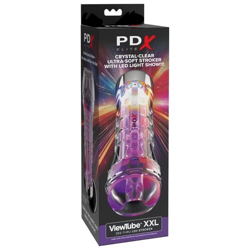 VIEWTUBE XXL LED TRANSPARENT STROKER 27,3 CM