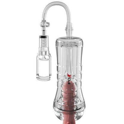 VIEWTUBE VAC XXL TRANSPARENTE STROKER COM BOMBA DE SUCÇÃO 27,3 CM