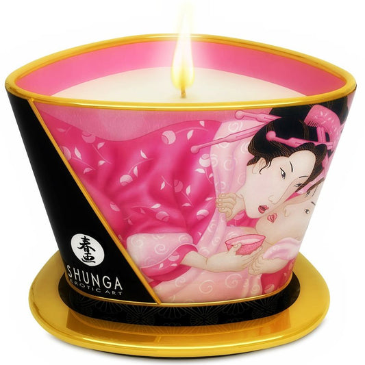 VELA DE MASSAGEM ROSAS AFRODISÍACAS 170 ML