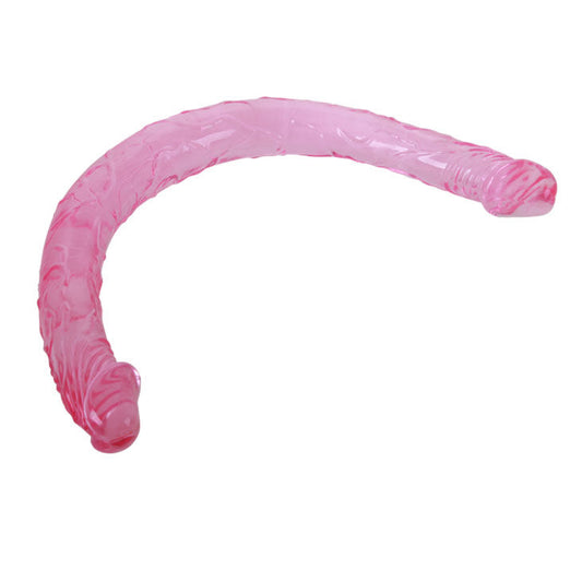 DILDO DUPLO ROSA/LILÁS/AZUL 44.5CM