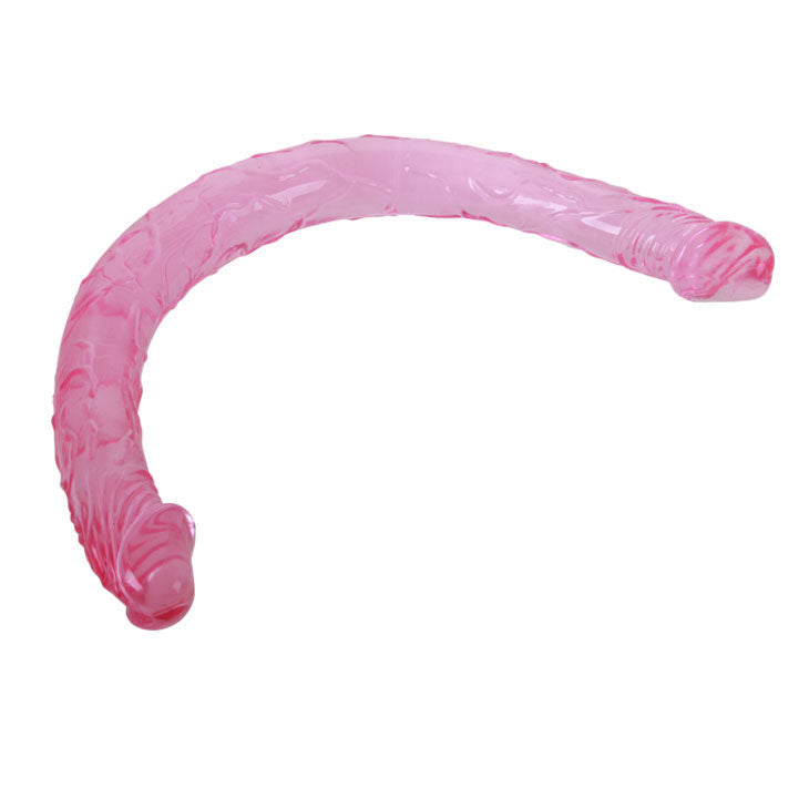 DILDO DUPLO ROSA/LILÁS/AZUL 44.5CM
