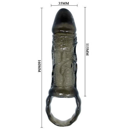 FUNDA EXTENSORA PENE CON STRAP PARA TESTICULOS 11.5 CM