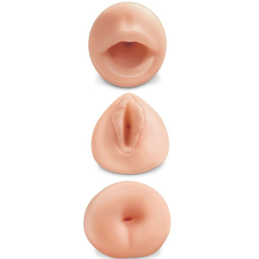 TODOS OS 3 FUROS KIT 3 MASTURBADORES