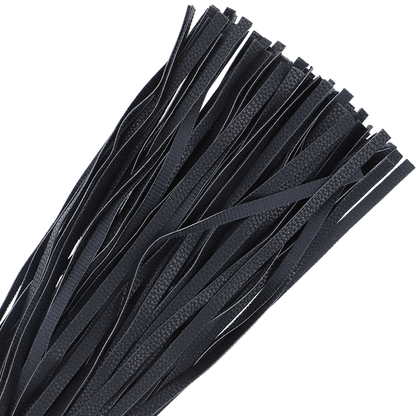 CHICOTE BONDAGE PRETO 42CM COURO