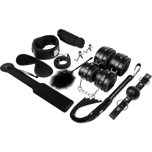 EXPERIÊNCIA BDSM FETISH KIT SÉRIE PRETA