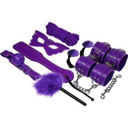 EXPERIÊNCIA BDSM FETISH KIT SÉRIE PURPLE