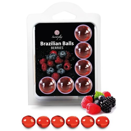 6 BOLAS BRASILEIRAS FRUTAS DA FLORESTA