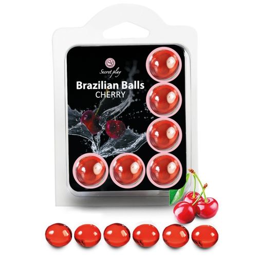 6 BRASILEIRAS BOLAS CEREJAS
