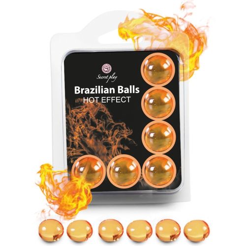 CONJUNTO 6 BOLAS BRASILEIRAS EFEITO DE CALOR