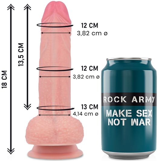 MUSTANG REALISTIC LIQUID SILICONE PREMIUM 18 CM -O- 4.14 CM