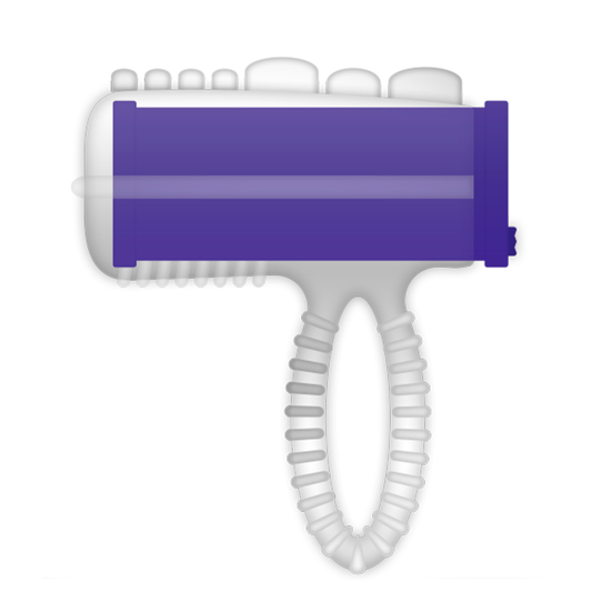 LÍNGUA VIBRADORA DE ANEL LILAC