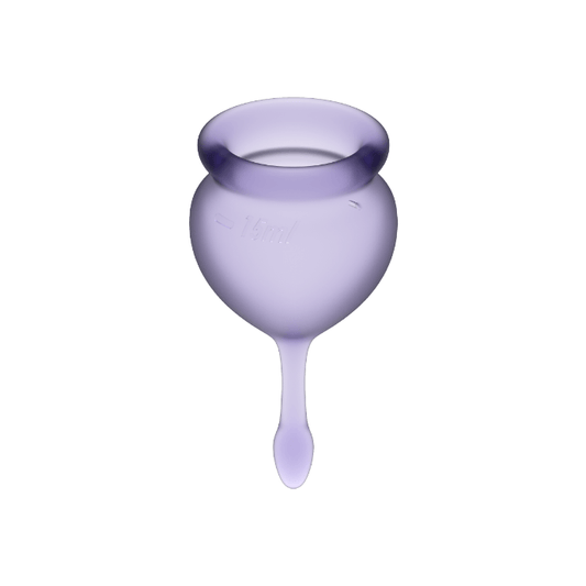 COPO MENSTRUAL FEEL GOOD ROXO 15 + 20 ML