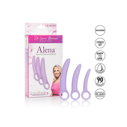 DR LAURA BERMAN ALENA CONJUNTO DE 3 DILATADORES DE SILICONE