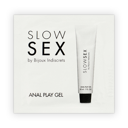 SLOW SEXO ANAL PLAY GEL 30 ML OU DOSE ÚNICA