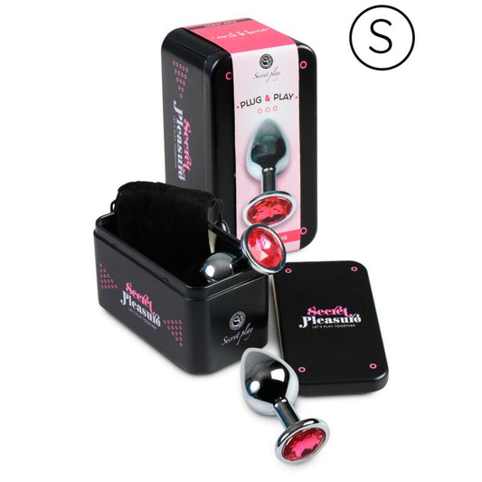 PLUG ANAL ALUMÍNIO FÚCSIA 7 CM