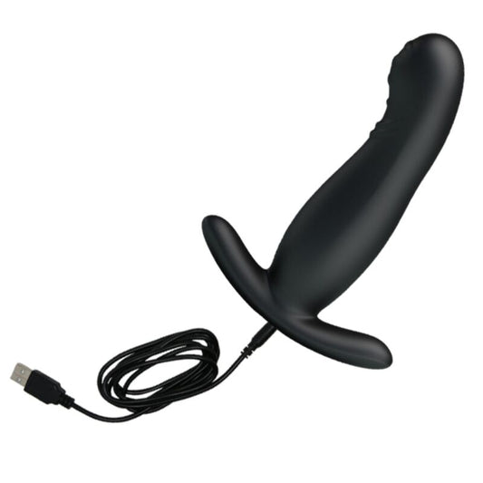 MASSAGEADOR DE PRÓSTATA PRETO RECARREGVEL