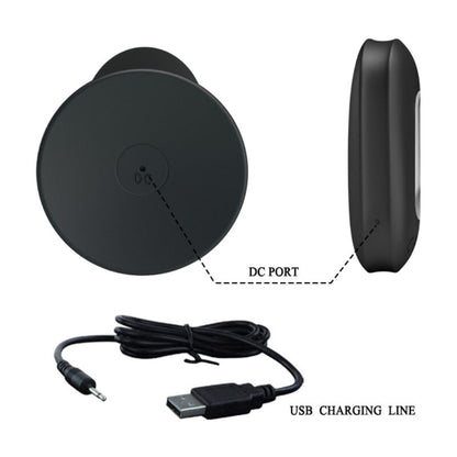 PLUG ANAL COM CONTROLE REMOTO VIBRAO PRETO