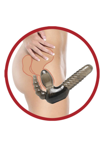 STRAPLESS STRAP-ON COM ESTIMULADOR ANAL