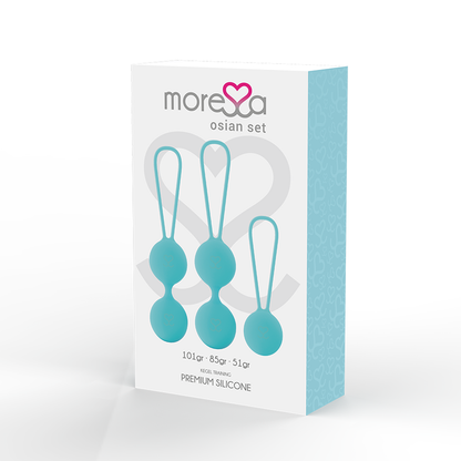 CONJUNTO OSIAN SILICONE PREMIUM TURQUESA