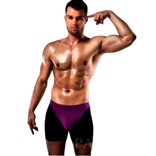 BOXER HOMENS PAIXÃO ROXO/PRETO S/M