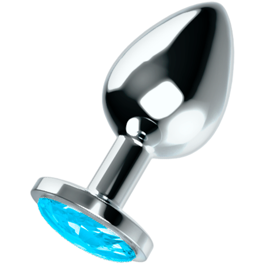 ANAL PLUG METAL - AZUL L