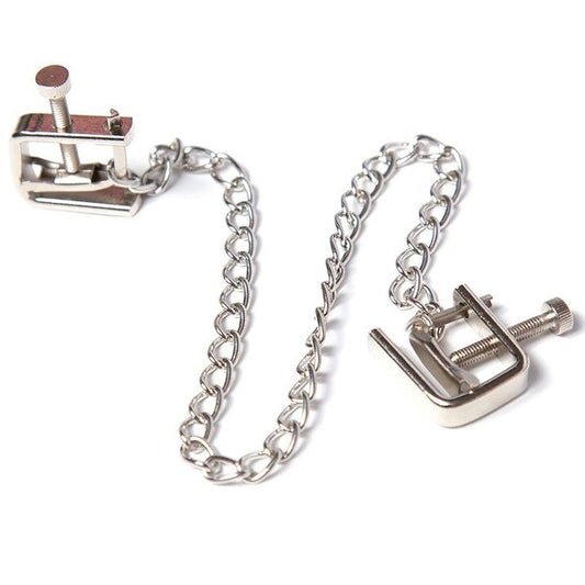 GRAMPOS DE PARAFUSO DE METAL COM CORRENTE