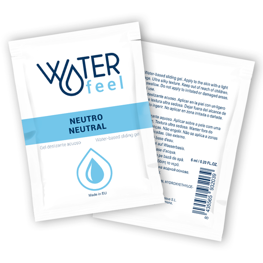 GEL DESLIZANTE À BASE DE ÁGUA WATERFEEL - NEUTRO 6 ML
