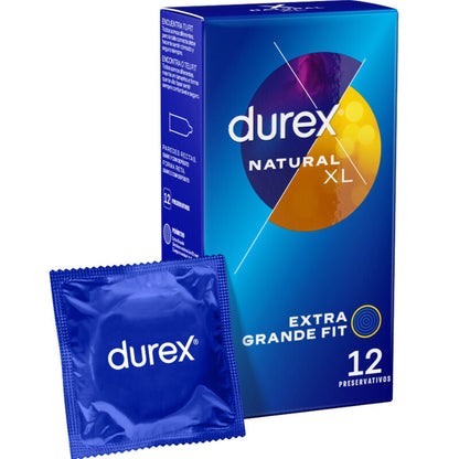 PRESERVATIVOS DUREX NATURAL XL 12 UNIDADES