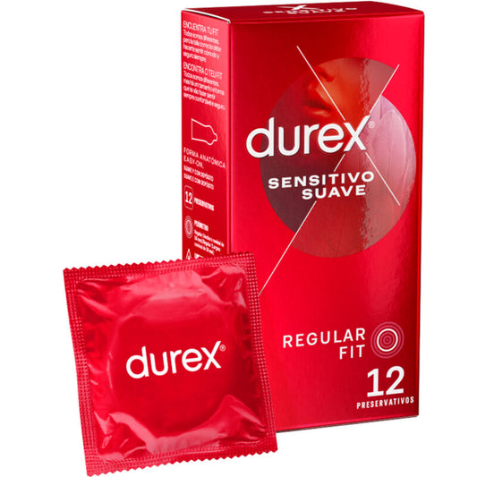 PRESERVATIVOS SOFT SENSITIVE DUREX 12 UNIDADES