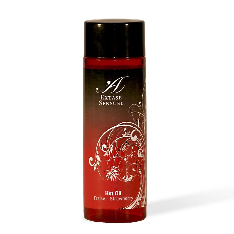 ÓLEO DE MASSAGEM EXTASE SENSUAL HOT MORANGO 100ML