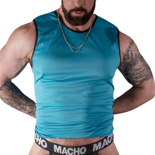 CAMISETA AZUL MACHO
