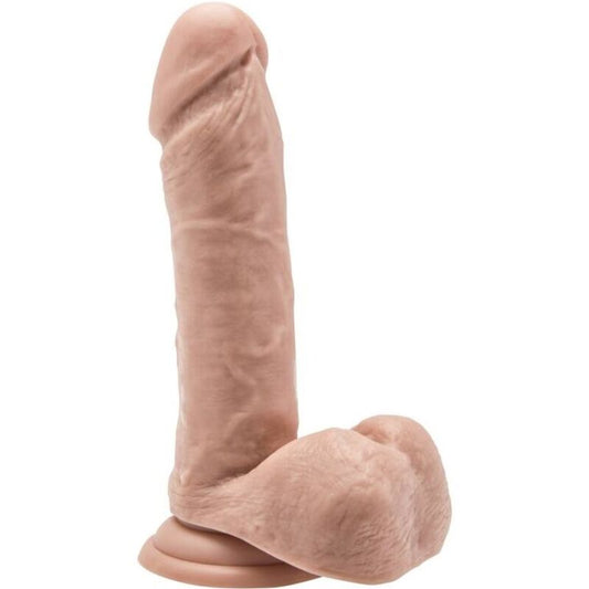 DILDO 18 CM COM BOLAS PELE
