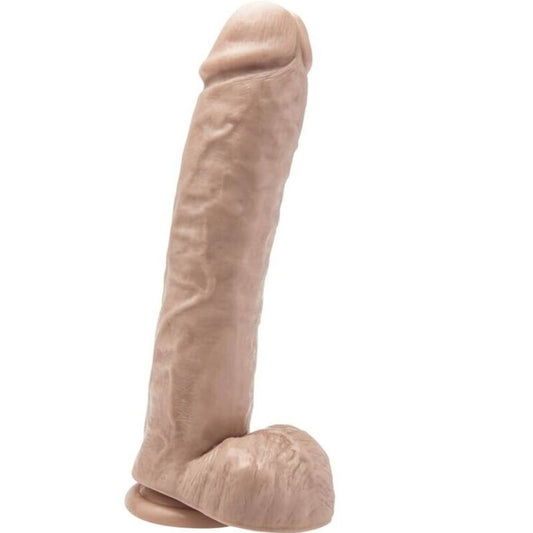 DILDO 28 CM COM BOLAS PELE