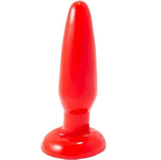 PLUG ANAL PEQUENO VERMELHO 15CM