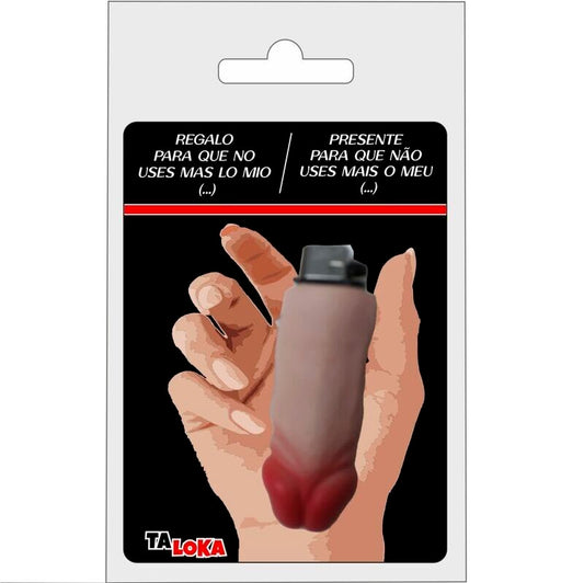 ISQUEIRO EM FORMA DE PÊNIS COR DE CARNE