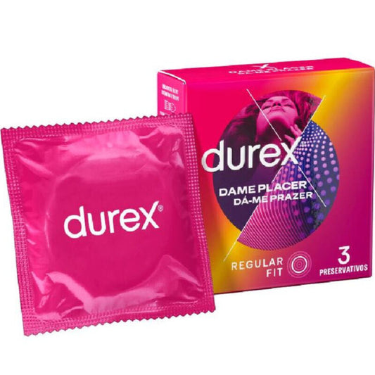 PRESERVATIVOS DUREX DAME PLEASURE 3 UNITS