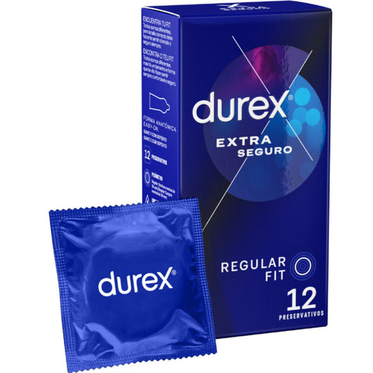 PRESERVATIVOS DUREX EXTRA SECURE 12 UNIDADES