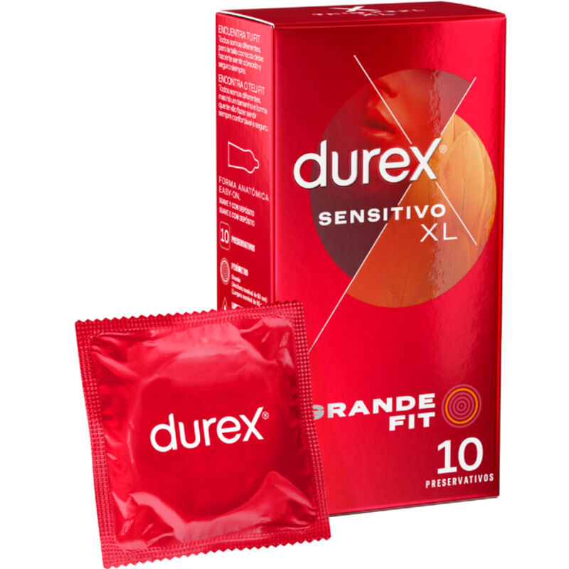 Preservativos DUREX SENSITIVE XL 10 UNIDADES