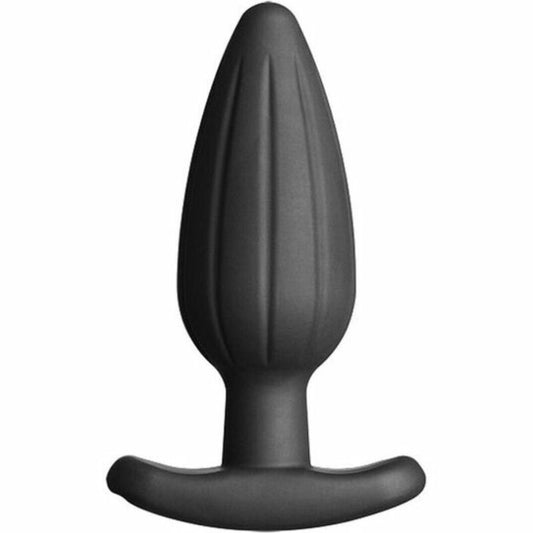 PLUG ANAL DE SILICONE PRETO ROCKER GRANDE