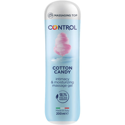 GEL DE MASSAGEM CONTROL ALGODÃO DOCE 3 EM 1 200 ML