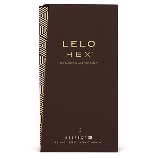 LELO HEX CONDOMS RESPECT XL 12 UNIDS