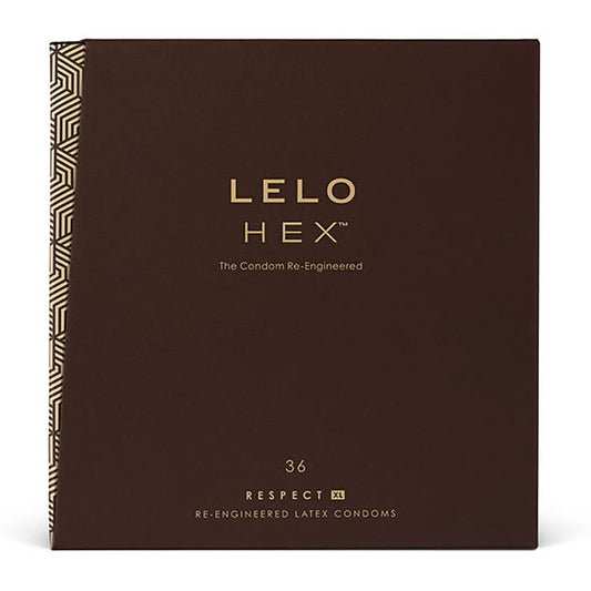 LELO HEX CONDOMS RESPECT XL 36 UNIDS