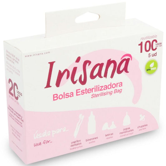 SACO DE ESTERILIZAÇÃO IRISANA 5 UNIDADES