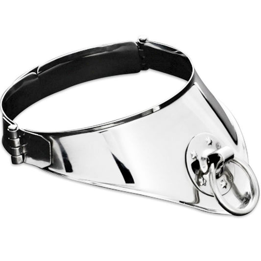 COLAR DE RETENO COM ANEL E CADEADO 12,5 CM