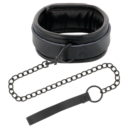 COLAR PRETO COM CORRENTE