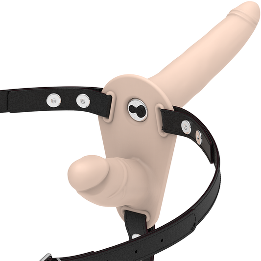 VIBRADOR FLESH UP DE DUPLA PENETRAÇÃO