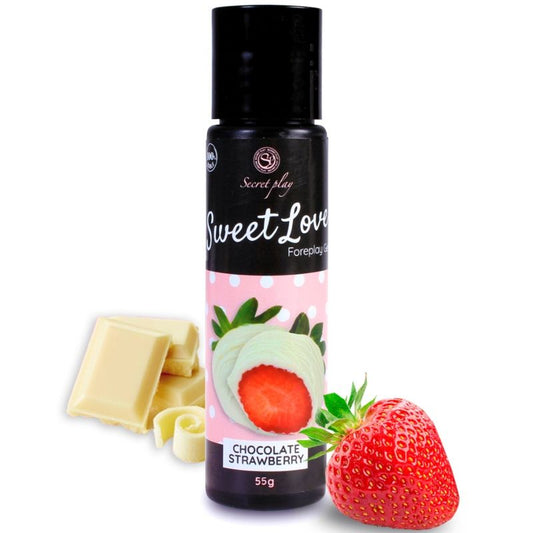 GEL DOCE AMOR MORANGO E CHOCOLATE BRANCO 60 ML